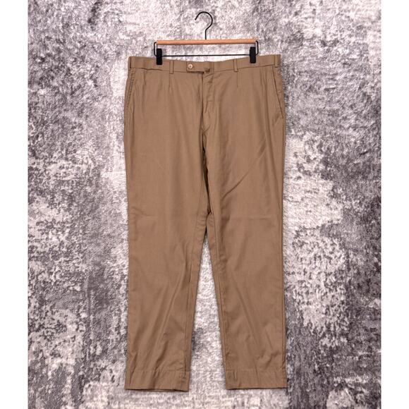 ISAIA Napoli Dress Pants 38 x 29 Mens Slim Straight 160s Aquaspider Wool